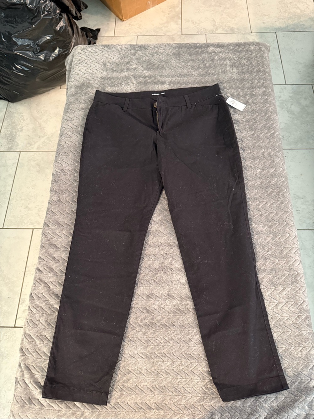 Old Navy Black Straight-Leg Dress Pants petite size 10